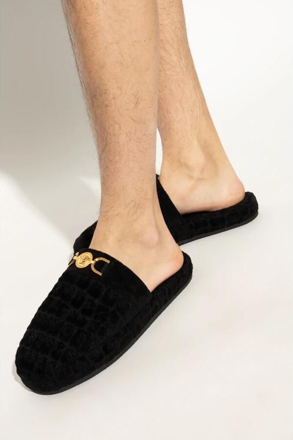 Versace Sloffen met logo - Foto 2