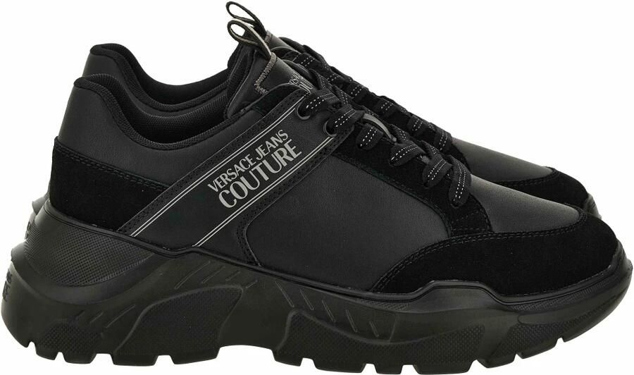 Versace Jeans Couture Lage leren sneakers met uitneembare binnenzool - Foto 5