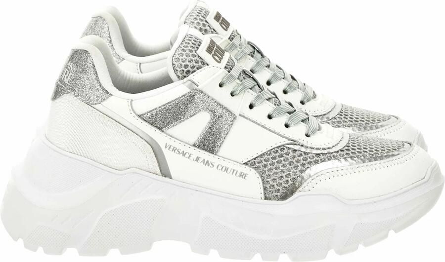Versace Jeans Couture Witte Sneakers voor een stijlvolle look