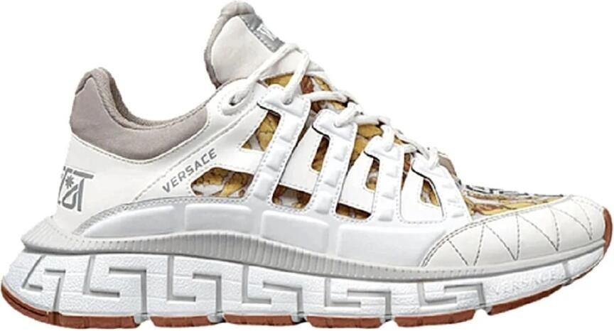 Versace Greca-patroon lage top sneakers White - Foto 4