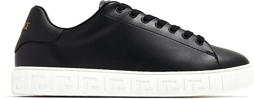 Versace Platte schoenen met kenmerkende reliëf details Black Heren - Foto 7