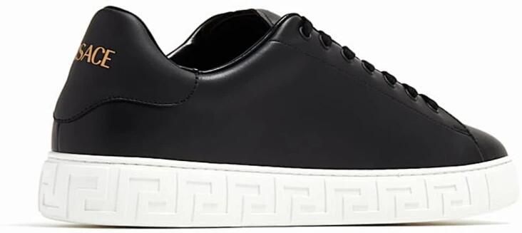 Versace Platte schoenen met kenmerkende reliëf details Black Heren - Foto 12