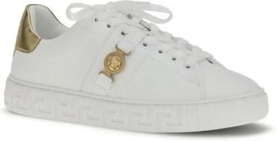 Versace Sneakers met Griekse Sleutelzool en Gouden Details