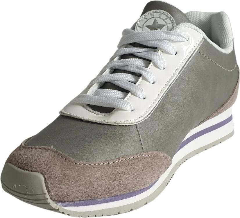 Versace Sportieve Grijze Leren Sneaker - Foto 2