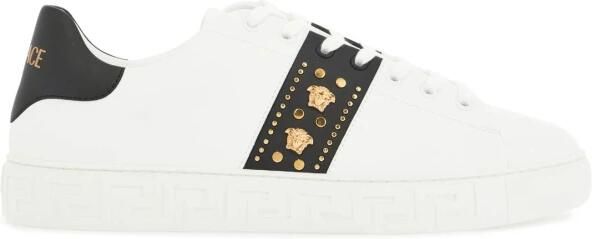 Versace Studded Greek Sneakers - Foto 1