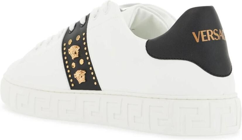 Versace Studded Greek Sneakers