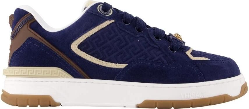 Versace Suede Greca Sneakers
