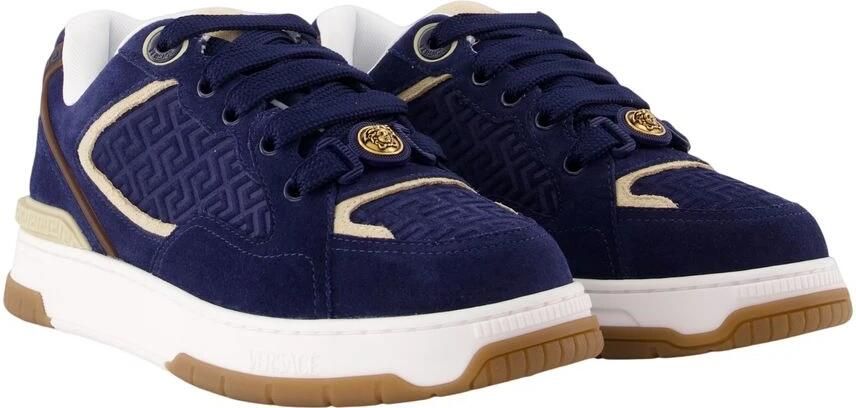Versace Suede Greca Sneakers - Foto 2