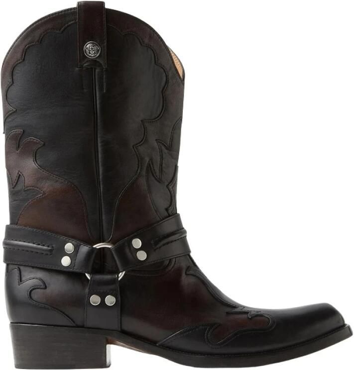 Versace Sylvester Leren Western Laarzen