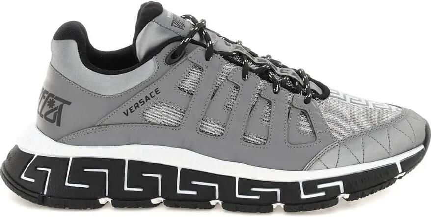 Versace Zilveren Sneakers Ss23 Stijlvolle Trendy Schoenen