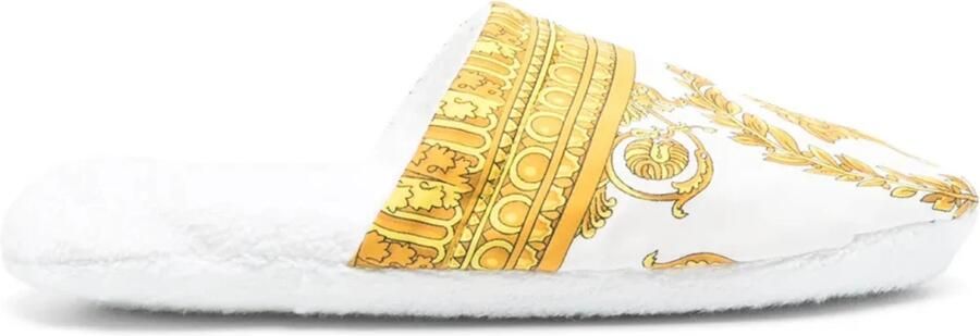 Versace Witte I Love Baroque Pantoffels