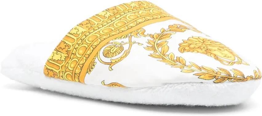 Versace Witte I Love Baroque Pantoffels - Foto 2