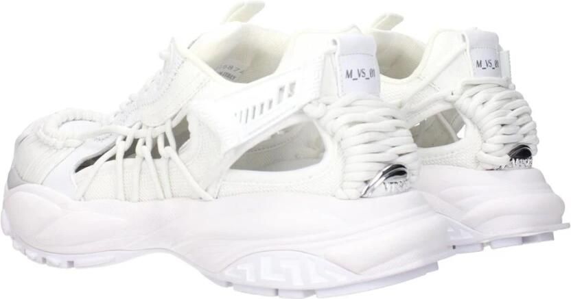Versace Low-Top Sneakers White Panelled Sneakers With Cut-Out in wit - Foto 3