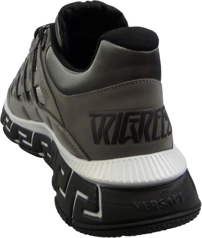 Versace Zilveren Sneakers voor Stijlvolle Look