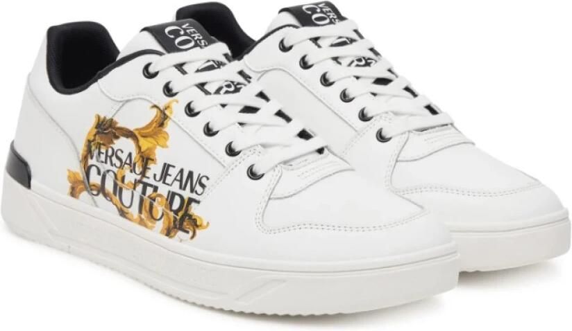 Versace Zwart Goud Veterschoenen