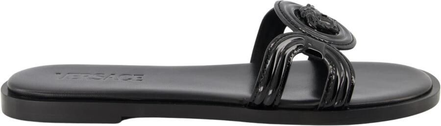 Versace Iconische instapsandalen met Medusa-logo Black Dames - Foto 2