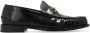 Versace Medusa Plaque Zwarte Kalfleren Mocassins Black Heren - Thumbnail 6