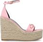 Versace Verfraaide sleehak sandalen Pink Dames - Thumbnail 13
