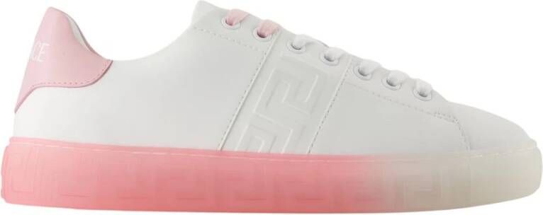 Versace Witte Bio Leren Sneakers