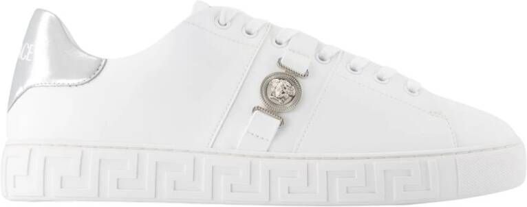 Versace Witte Canvas Sneakers Freebio Hf