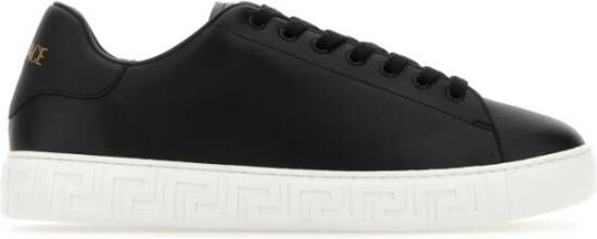 Versace Witte Greca Sneakers Black Heren