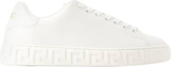 Versace Witte Greca Sneakers Verantwoordelijk White