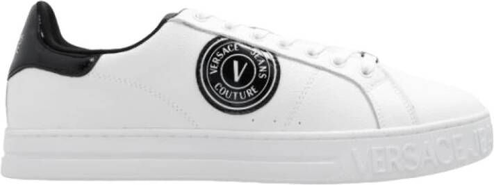 Versace Witte Jeans Couture Sneakers White Heren