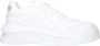Versace Witte leren sneakers met logo - Thumbnail 1