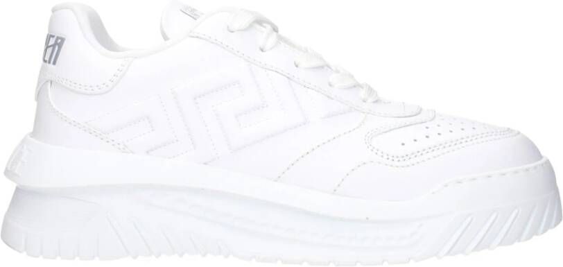Versace Greca Odissea Veterschoenen van leer White Heren - Foto 4