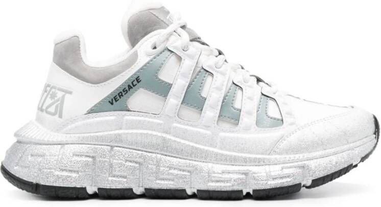 Versace Witte Sneakers voor Dames Aw23 White Dames