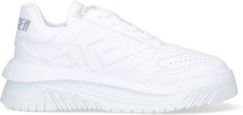 Versace Grieks Motief Lichtgewicht Sneakers White Heren