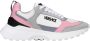 Versace Witte stoffen sneakers met logo's - Thumbnail 1