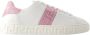 Versace Witte Roze Leren Sneakers La Greca White Dames - Thumbnail 2