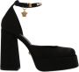 Alexander McQueen Zwarte Leren Veterschoenen - Thumbnail 1
