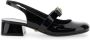 Versace Zwarte ballerina schoenen met hak Black Dames - Thumbnail 1