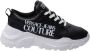 Versace Zwarte Katoenen Sneakers met Dikke Zool - Thumbnail 2