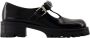 Versace Zwarte Leren Derbies Black Dames - Thumbnail 1