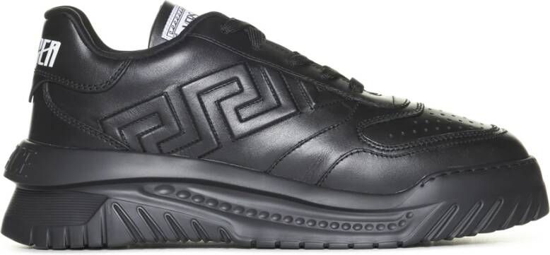 Versace Zwarte Odissea Chunky-Sole Sneakers Black Heren