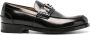 Versace Zwarte platte schoenen met Greca-hardware Black Heren - Thumbnail 1