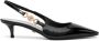 Versace Zwarte sandalen met hak en Medusa-embleem Black Dames - Thumbnail 1