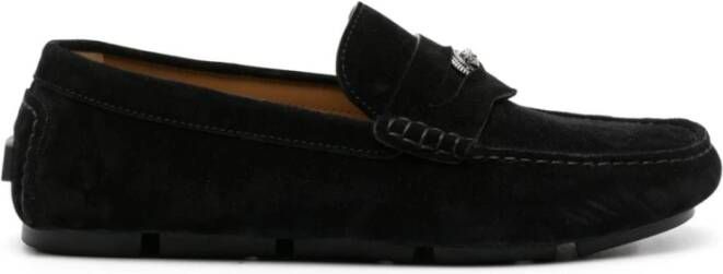 Versace Zwarte Sandalen met 3 5 cm Hak Black Heren