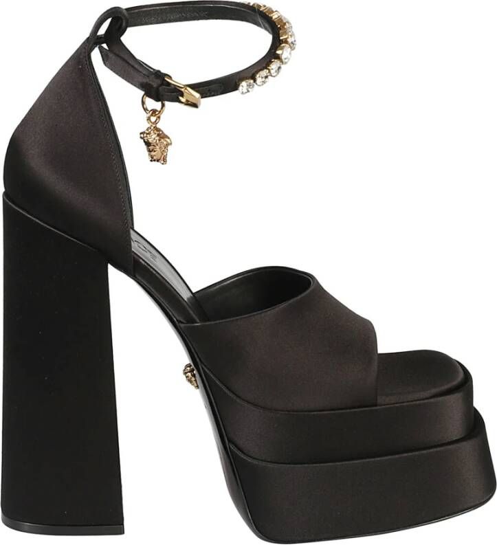 Versace Glamoureuze Medusa Aevitas Platforms Black Dames