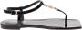 Versace Zwarte Sandalen met Slangenprint Leer Black Dames - Thumbnail 2