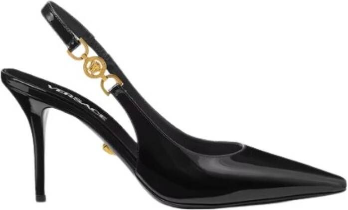 Versace Zwarte Sandalen voor Dames Black Dames