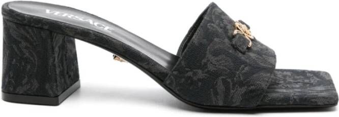 Versace Zwarte Sandalen voor Vrouwen Black Dames