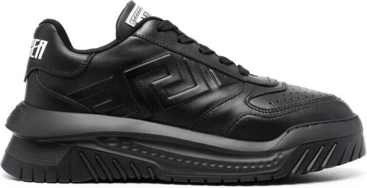 Versace Zwarte Sneakers Stijlvol Model Black