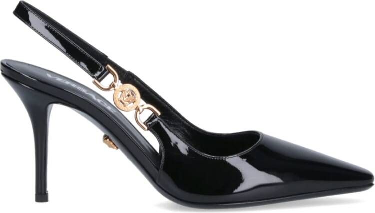 Versace Zwarte Stijl Met Hak Zwart Dames