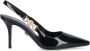 Versace Zwarte sandalen met hak en Medusa 95-embleem Black Dames - Thumbnail 1