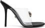 Versace Zwarte Transparante Sandalen met Medusa Detail Zwart Dames - Thumbnail 1