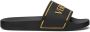Versace Zwart Goud-tone Instap Sandalen - Thumbnail 1